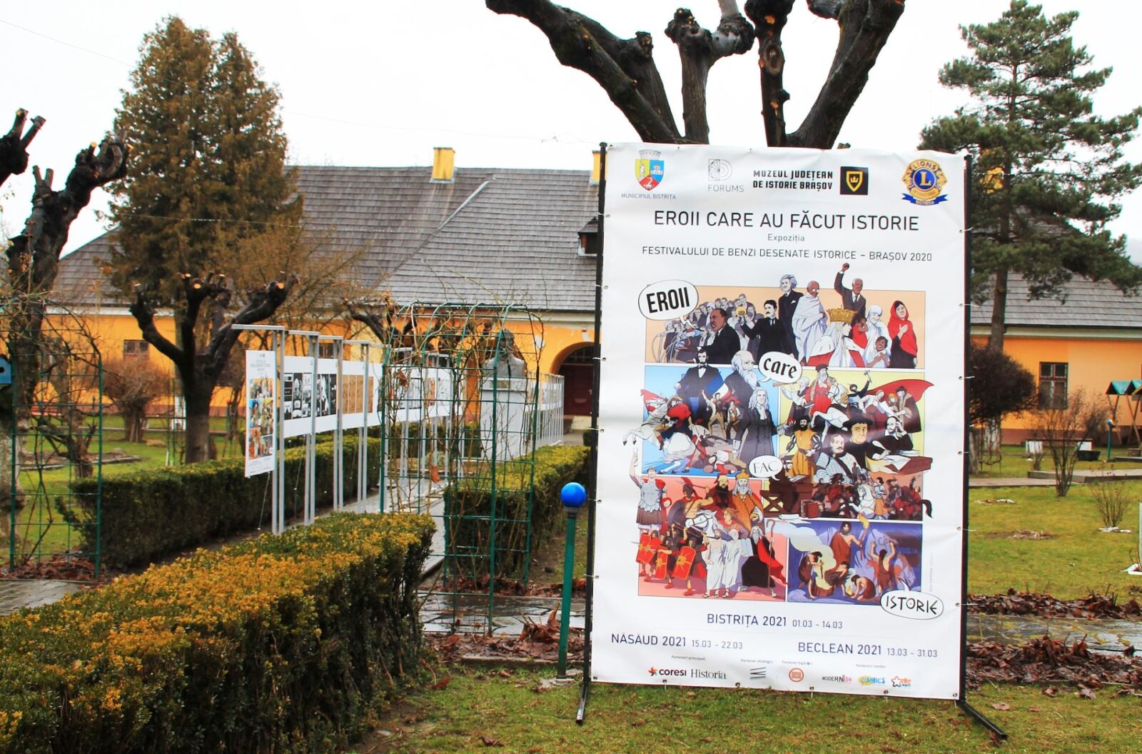 Expoziția outdoor de benzi desenate istorice ,,Eroii care au făcut Istorie” – Năsăud