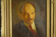 BordenH. Mattis Teutsch-Abataj 140 x 246 cm custodie Primaria Vulcan, custodie Muzeul de Arta Brasovache Aurel  Portret I.V. Lenin 59 x 47 cm, Custodie Muzeul de Arta Brasov