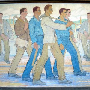 H. Mattis Teutsch-Abataj 140 x 246 cm custodie Primaria Vulcan, custodie Muzeul de Arta Brasov