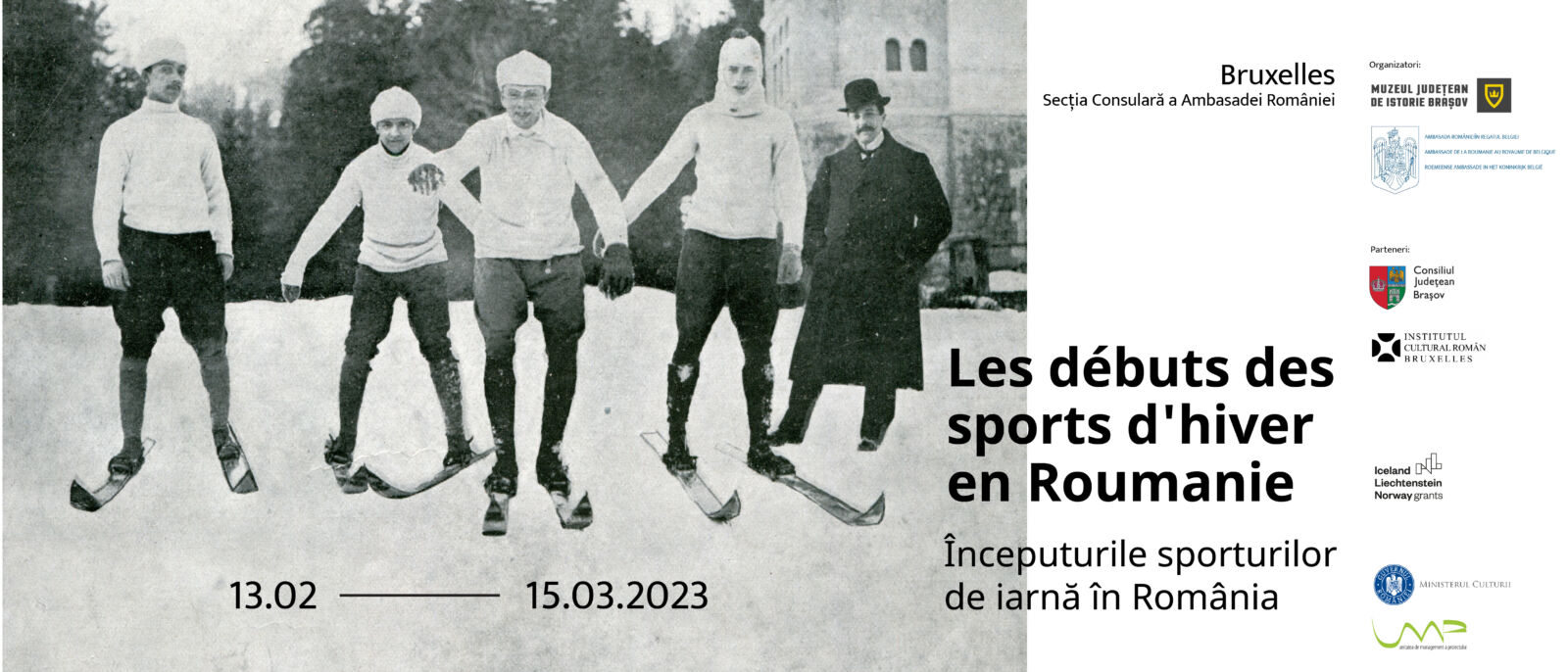 Expoziția ”Începuturile sporturilor de iarnă în România” prezentată la Bruxelles!