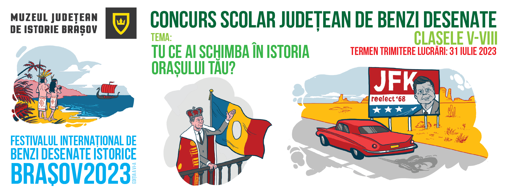 Concurs școlar județean de benzi desenate ediția 2023