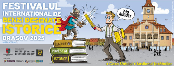 Programul celei de-a 8-a ediții a Festivalului Internațional de Benzi Desenate Istorice Brașov 2025
